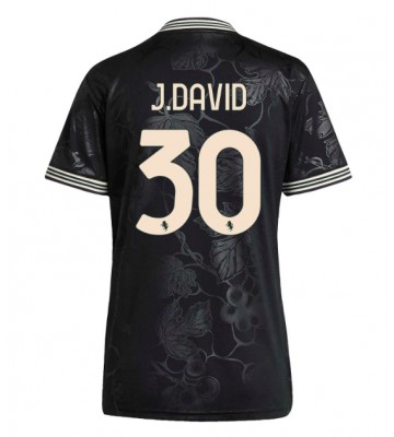 Juventus Jonathan David #30 Tredje trøje Dame 2025-26 Kort ærmer